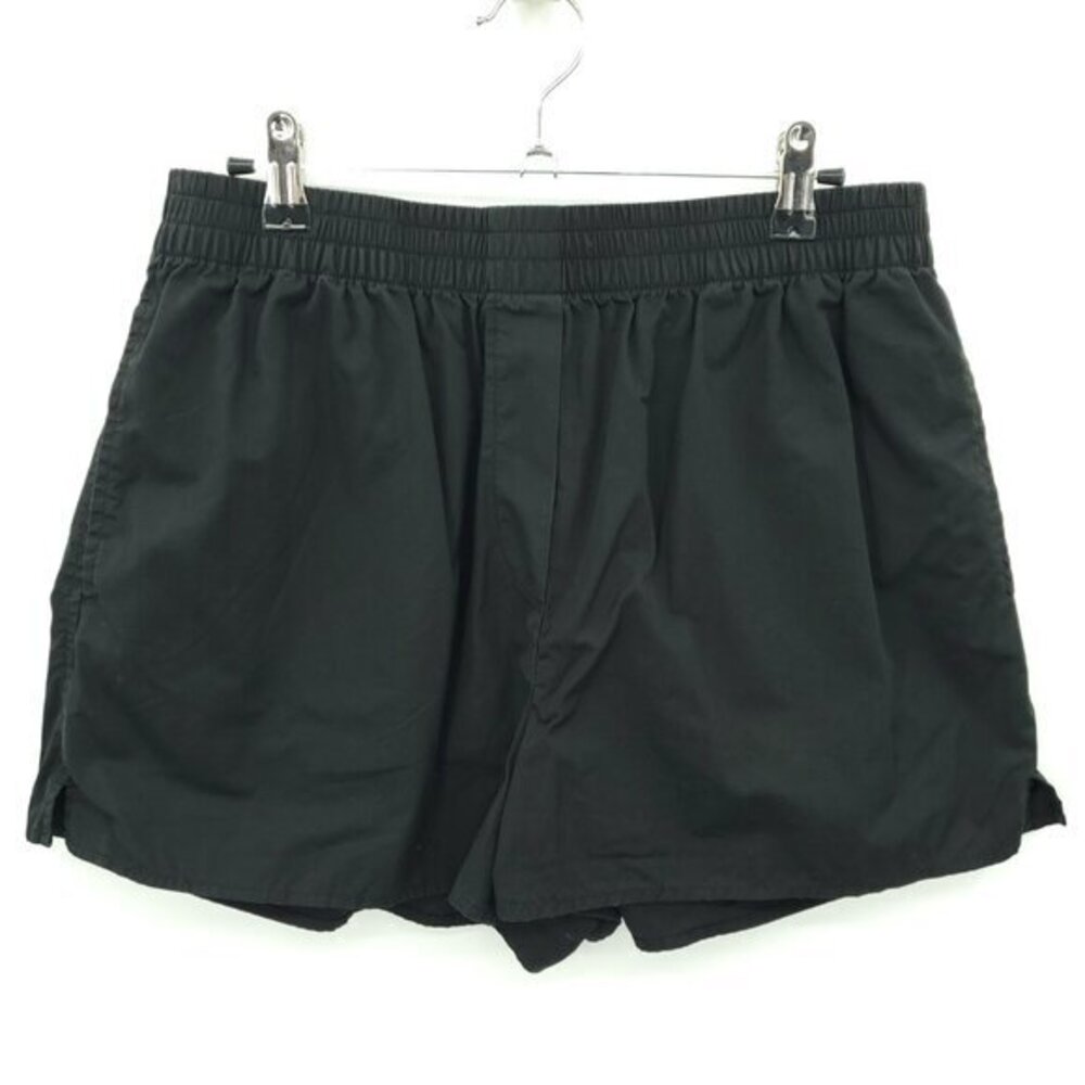 Babaton Pull On High Rise Boxer-Style Shorts M Black